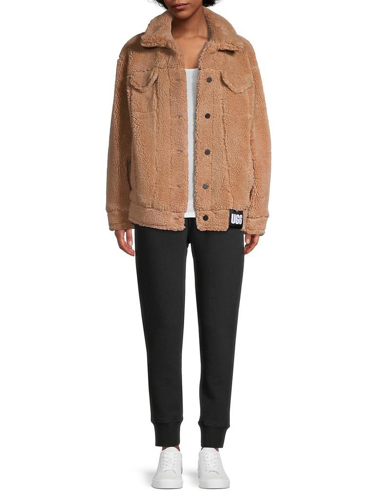 商品UGG|Frankie Faux Shearling Trucker Jacket,价格¥1395,第4张图片详细描述