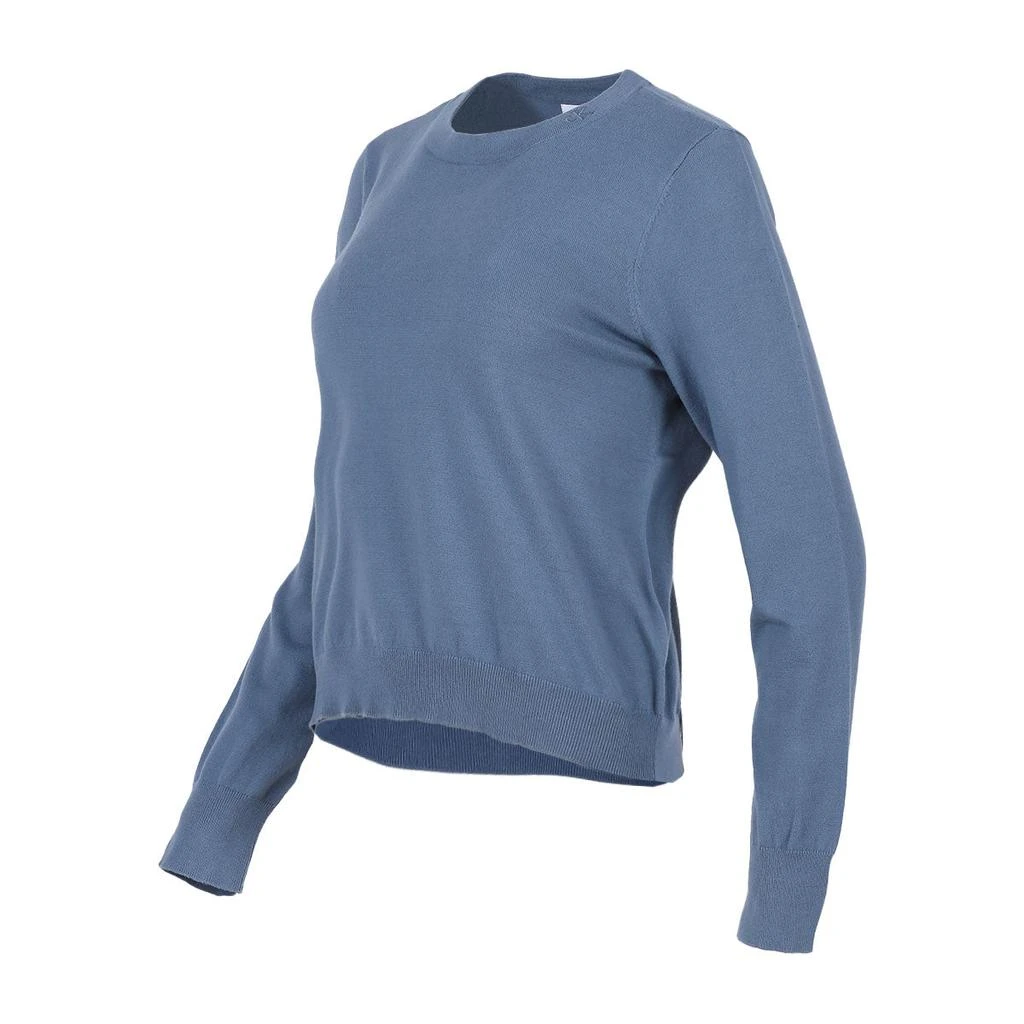 商品Calvin Klein|Calvn Klein Women's Monogram Logo Embroidery AT Neck Long Sleeve Crew,价格¥153,第2张图片详细描述
