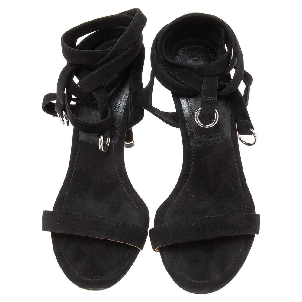 商品[二手商品] Alexander Wang|Alexander Wang Black Suede  Ankle Wrap Sandals Size 38,价格¥884,第3张图片详细描述