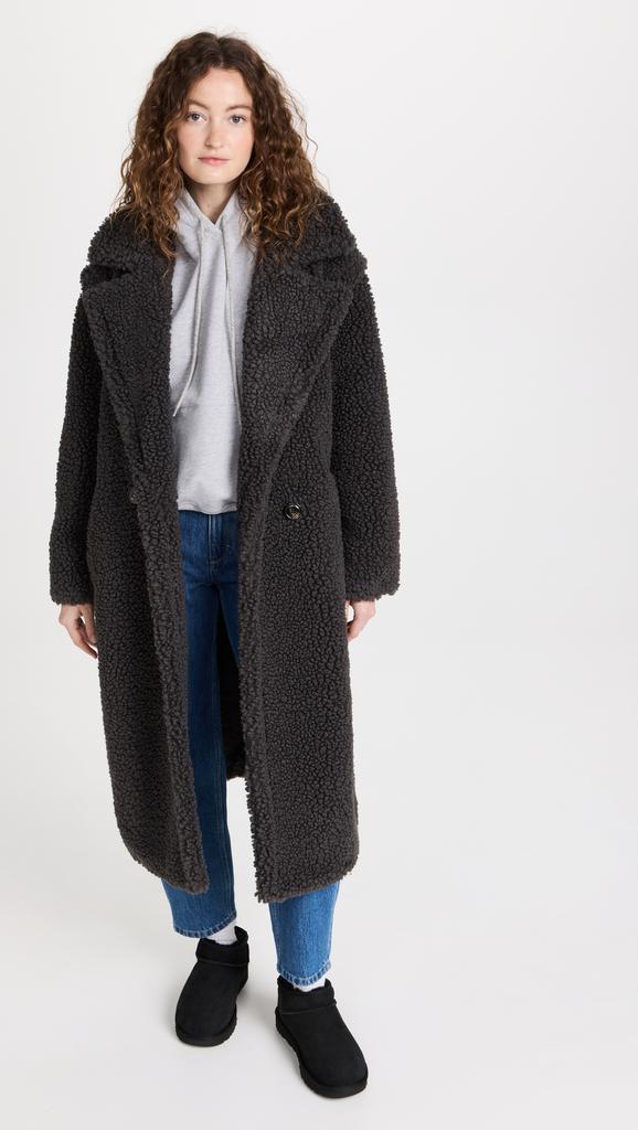 商品UGG|UGG Gertrude Long Teddy Coat,价格¥1767,第7张图片详细描述