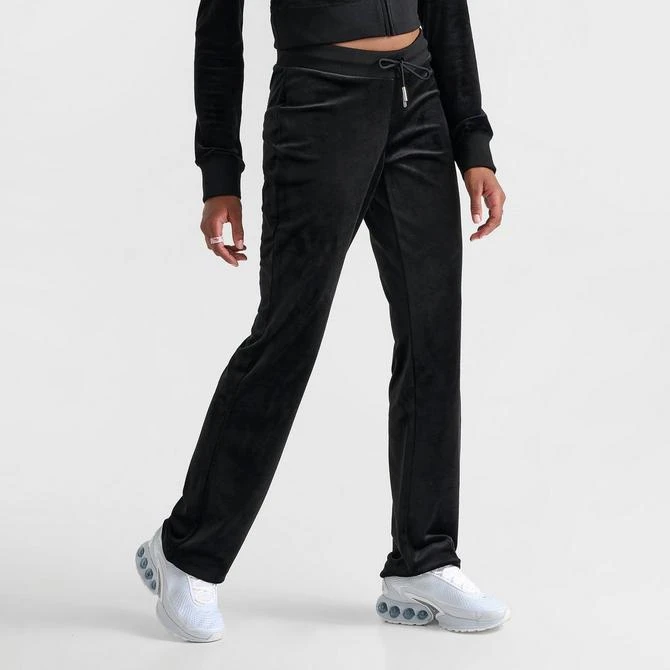 商品Juicy Couture|Women's Juicy Couture OG Big Bling Velour Track Pants,价格¥737,第3张图片详细描述