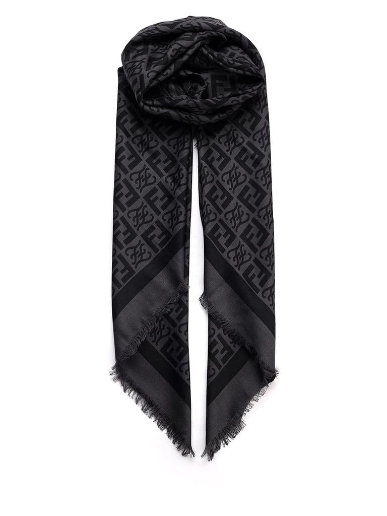 商品Fendi|Fendi Keffiyeh All-Over FF Pattern Scarf,价格¥5735,第1张图片