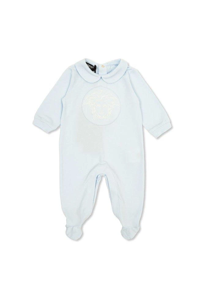 商品Versace|Versace Kids Medusa Embroidered Sleepsuit,价格¥970,第1张图片