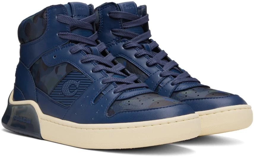 商品Coach|Blue Citysole High Sneakers,价格¥582,第4张图片详细描述