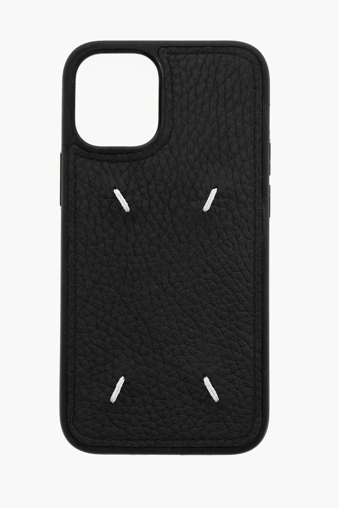 商品MAISON MARGIELA|Maison Margiela MM11 Textured Leather 12 Mini Iphone Case,价格¥732,第1张图片