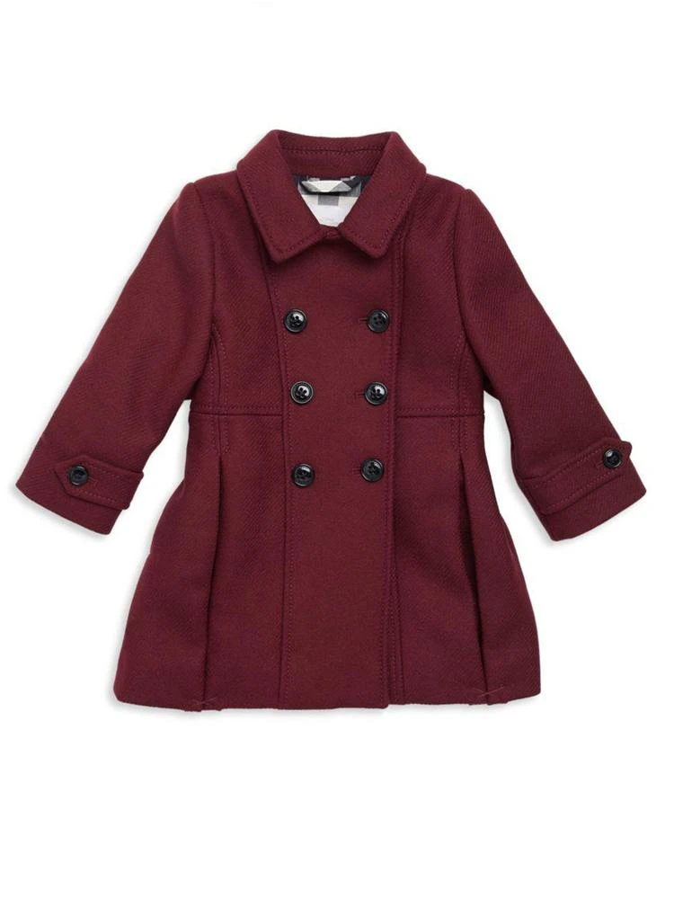 商品Burberry|Baby's & Toddler's Frie Double Breasted Coat,价格¥1378,第1张图片