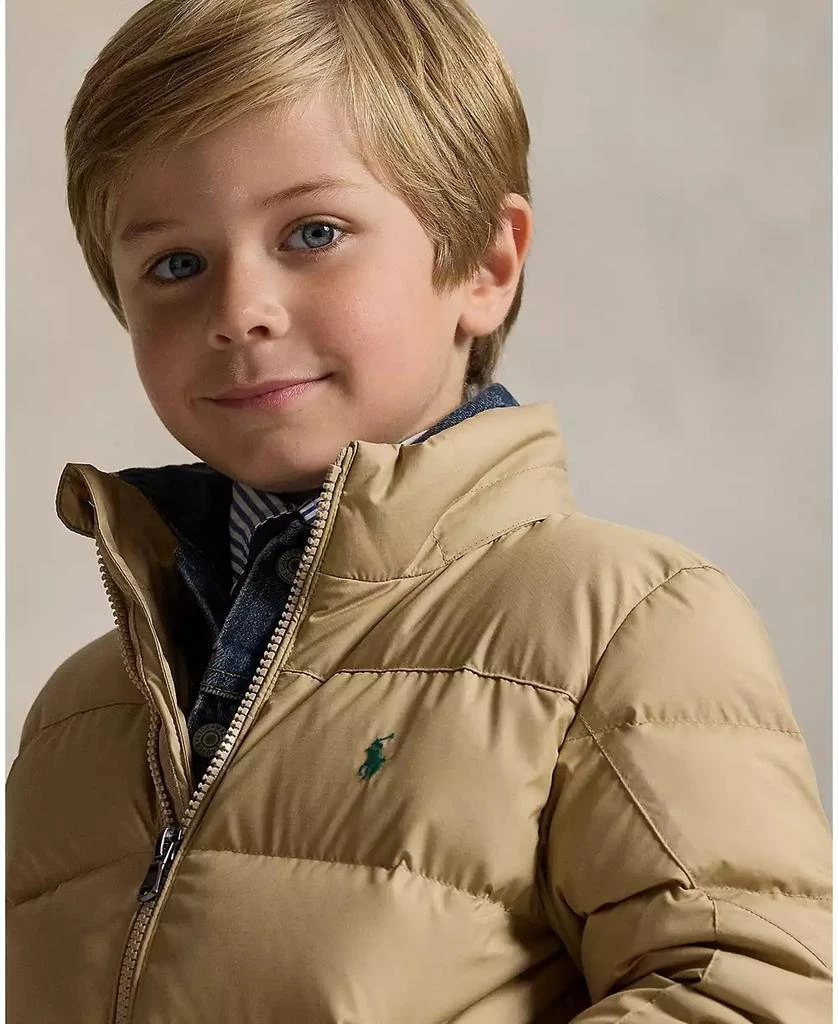 商品Ralph Lauren|Toddler and Little Boys 2-7 Ripstop Down Hooded Jacket,价格¥955,第3张图片详细描述