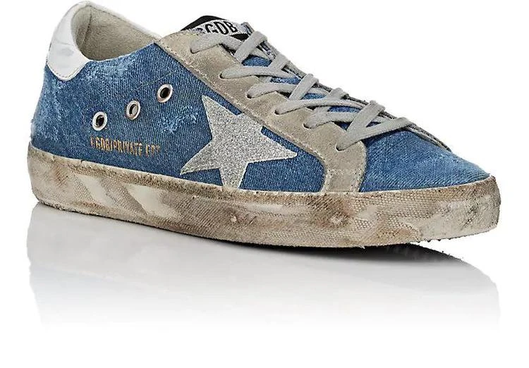 商品Golden Goose|Women's Superstar Denim Sneakers,价格¥3942,第2张图片详细描述