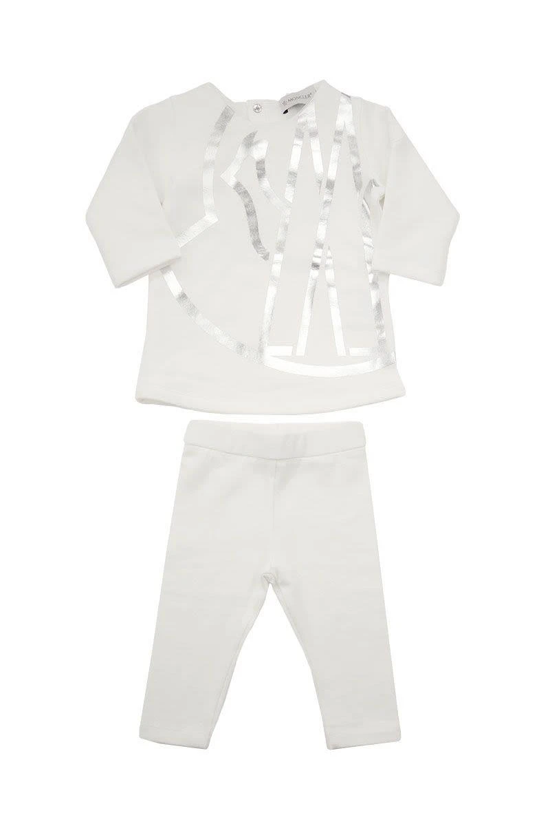 商品Moncler|Moncler 男童套装 8M76810809EH034 白色,价格¥918,第2张图片详细描述