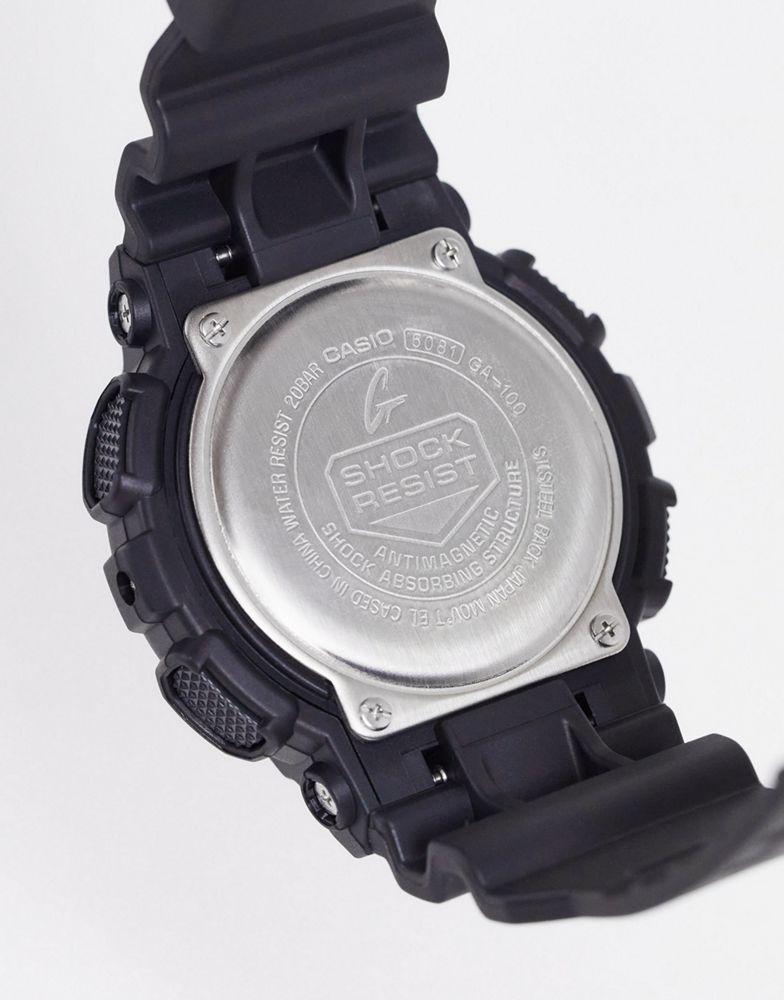 Casio G Shock silicone watch in black商品第4张图片规格展示