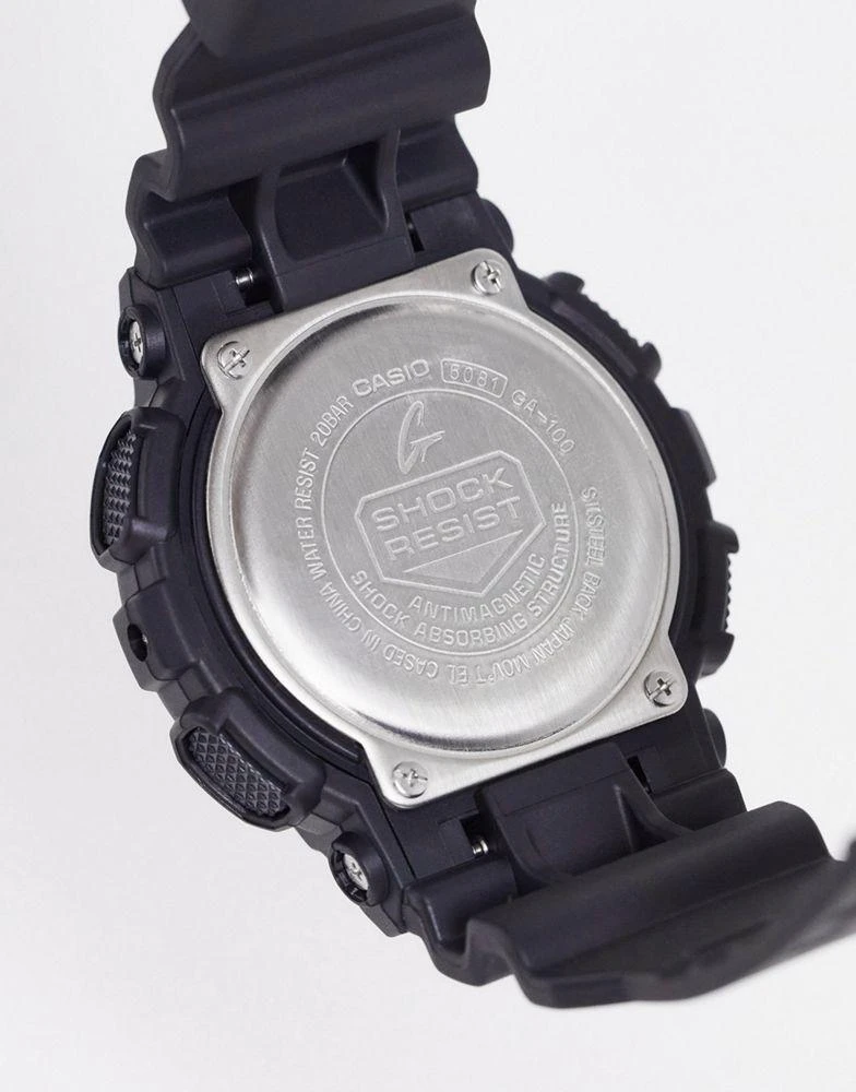 商品Casio|Casio G Shock silicone watch in black,价格¥1072,第4张图片详细描述