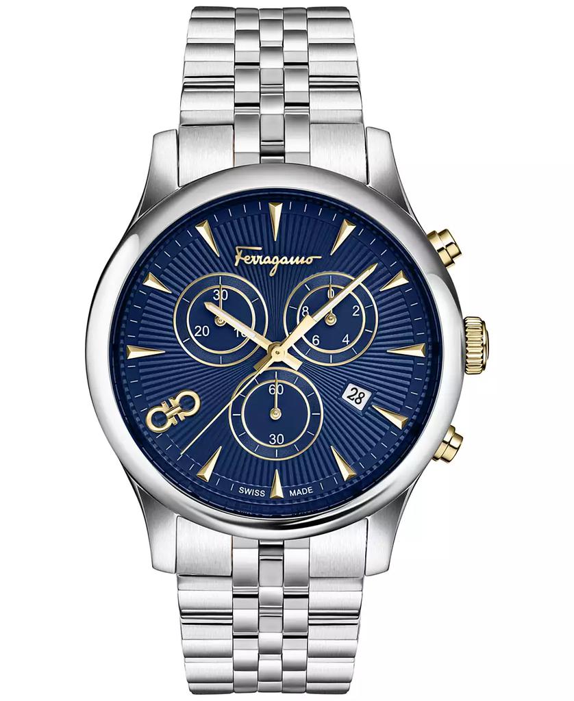 Salvatore Ferragamo Men's Swiss Chronograph Duo Stainless Steel