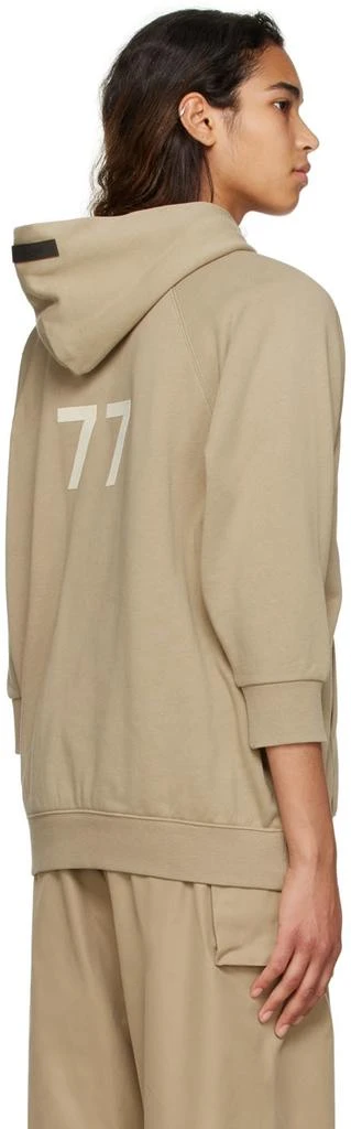 商品Essentials|Tan Cotton Hoodie,价格¥225,第3张图片详细描述