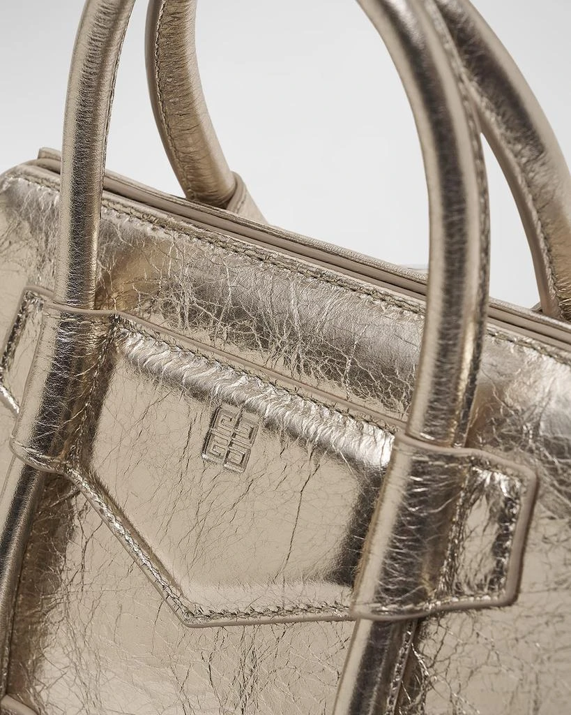 商品Givenchy|Antigona Lock Mini Top Handle Bag in Metallic Laminated Leather,价格¥19288,第5张图片详细描�述