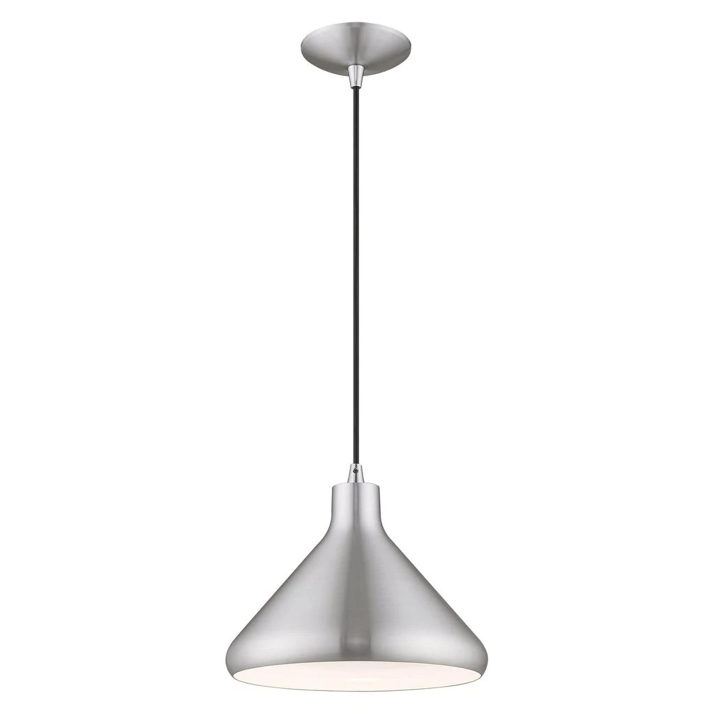 One Light Brushed Aluminum Mini Pendant 商品