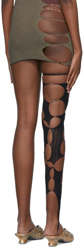 商品RUI|Black Single Cropped Thigh-High Sock,价格¥594,第3张图片详细描述
