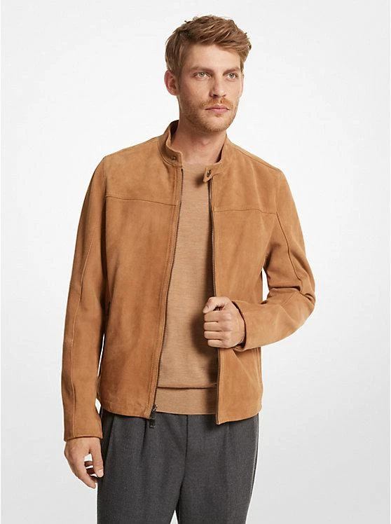 商品Michael Kors|Suede Racer Jacket,价格¥2200,第1张图片