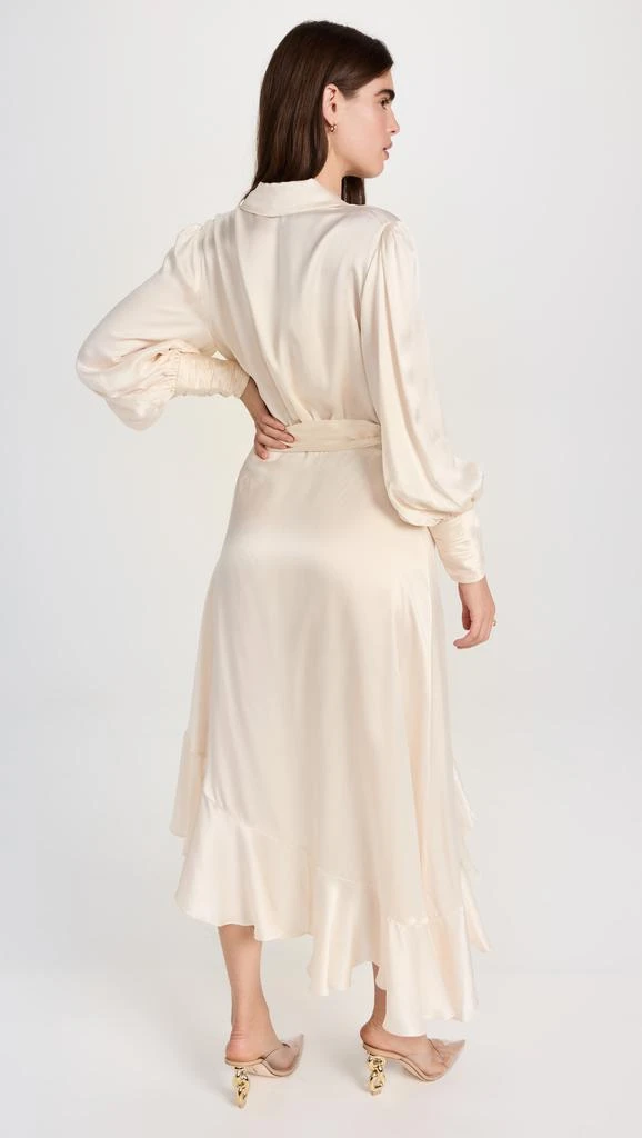 商品Zimmermann|Zimmermann 真丝裹身中长连衣裙,价格¥4985,第2张图片详细描述