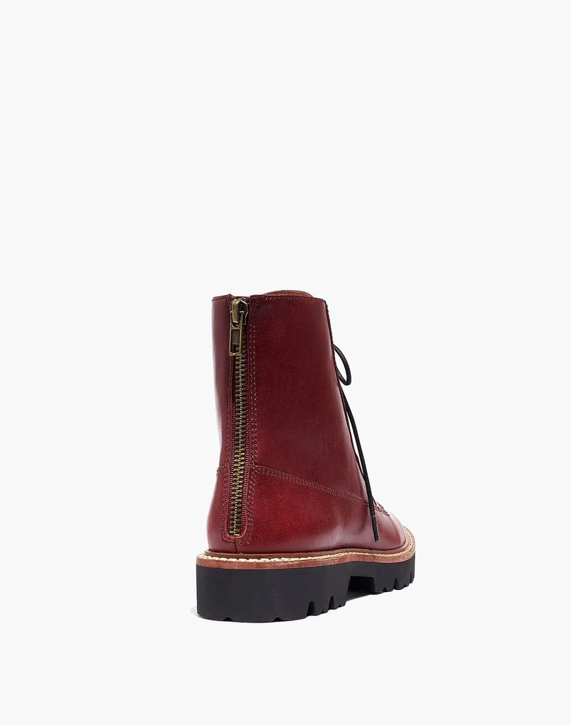 商品Madewell|The Citywalk Lugsole Lace-Up Boot in Leather,价格¥1253,第3张图片详细描述