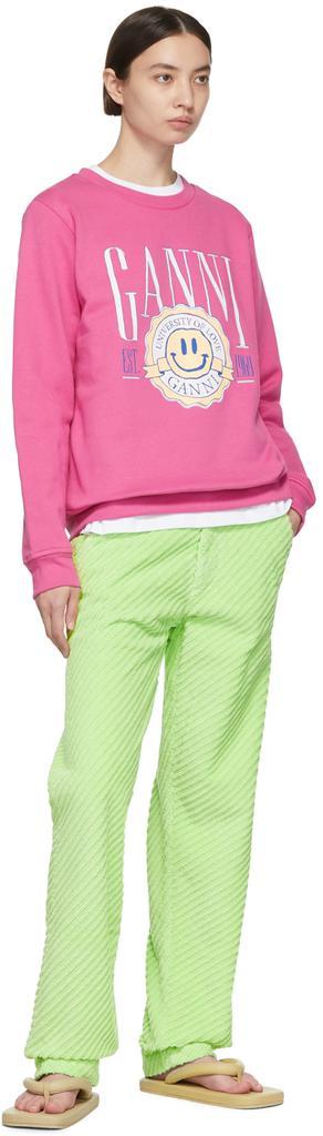 商品Ganni|Pink Organic Cotton Sweatshirt,价格¥1103,第6张图片详细描述