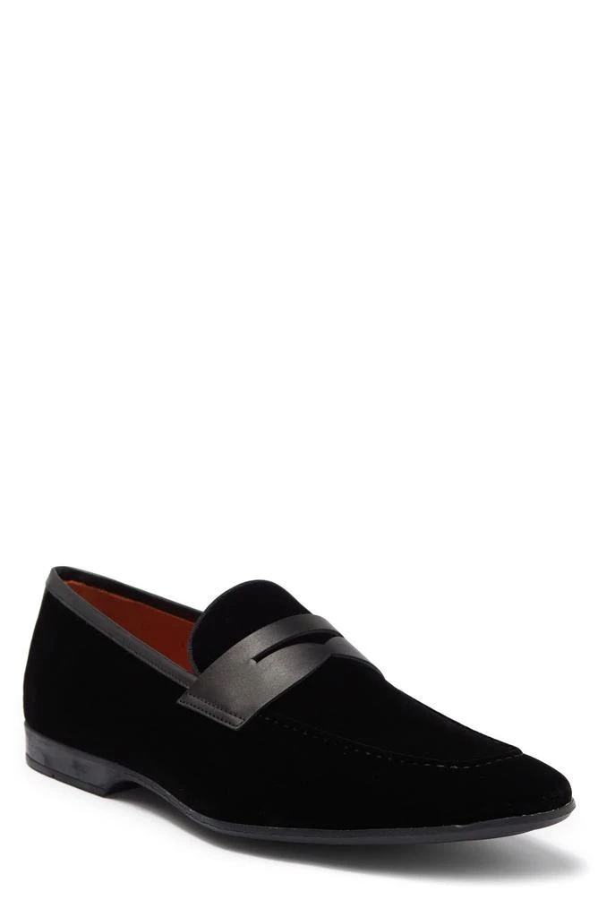 商品Magnanni|Vale Velvet Penny Loafer,价格¥1718,第1张图片