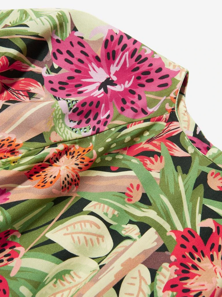 商品Kenzo|KENZO Girls Tropical Print Dress in Green,价格¥949,第4张图片详细描述