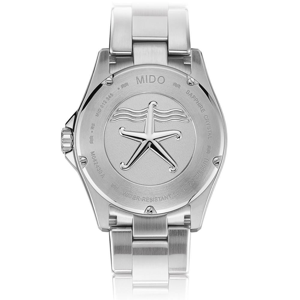 商品MIDO|Men's Swiss Automatic Ocean Star Stainless Steel Bracelet Watch 43mm,价格¥8431,第4张图片详细描述