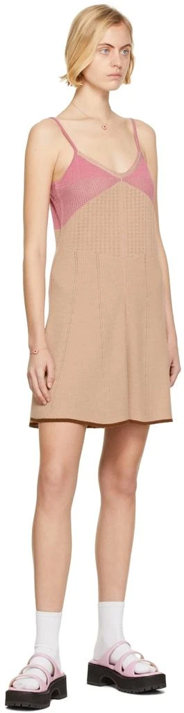 商品Marc Jacobs|Beige & Pink 'The Pointelle' Knit Dress,价格¥860,第4张图片详细描述