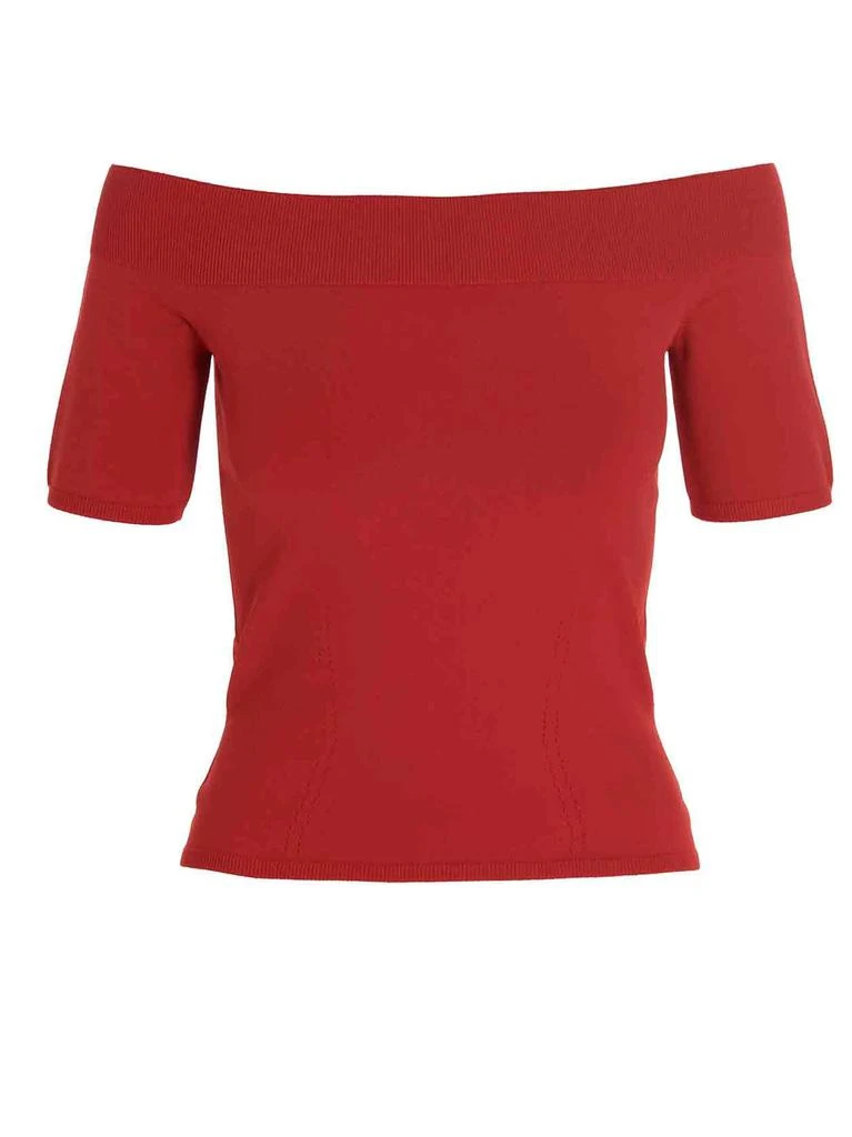 商品Alexander McQueen|Off-shoulder top,价格¥2826,第1张图片