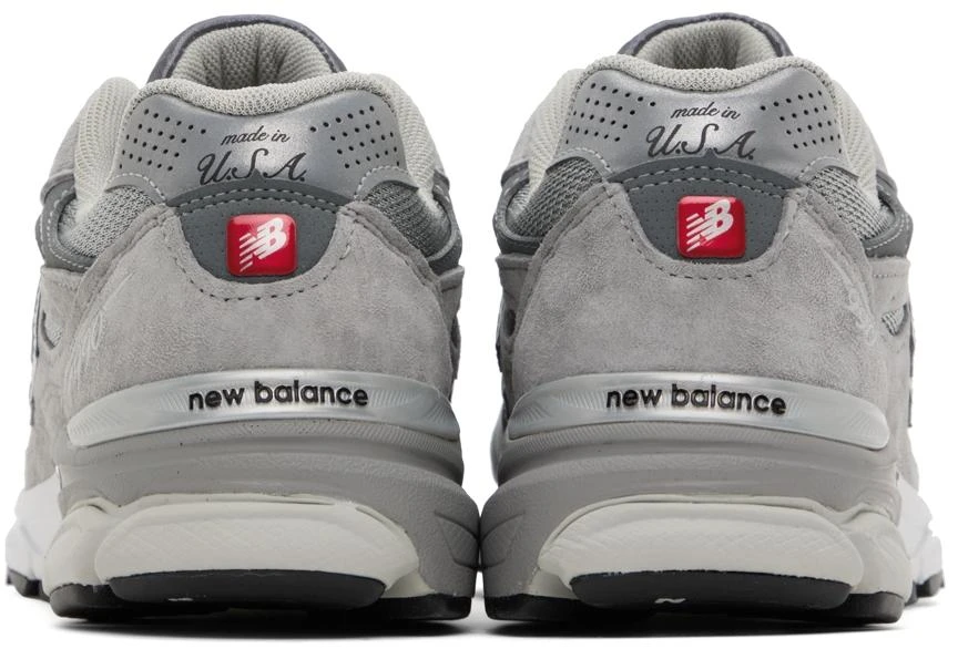 商品New Balance|Gray Made In USA 990v3 Core Sneakers,价格¥1573,第4张图片详细描述