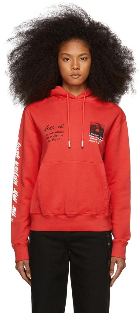 商品Off-White|Red Monalisa Hoodie,价格¥2229,第1张图片