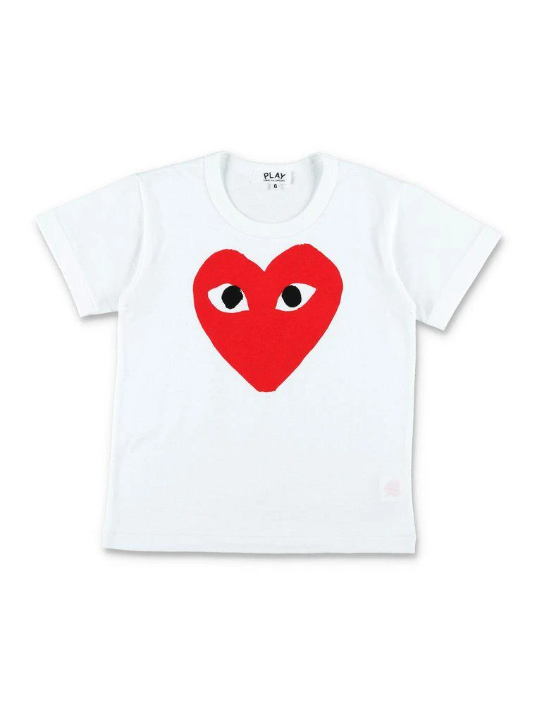 商品Comme des Garçons Play Kids|Comme des Garçons Play Kids Big Heart Printed T-Shirt,价格¥376,第1张图片