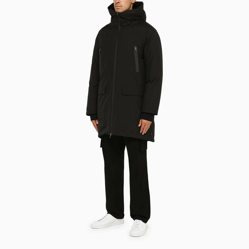 商品Herno|Black Laminar padded parka,价格¥7443,第2张图片详细描述