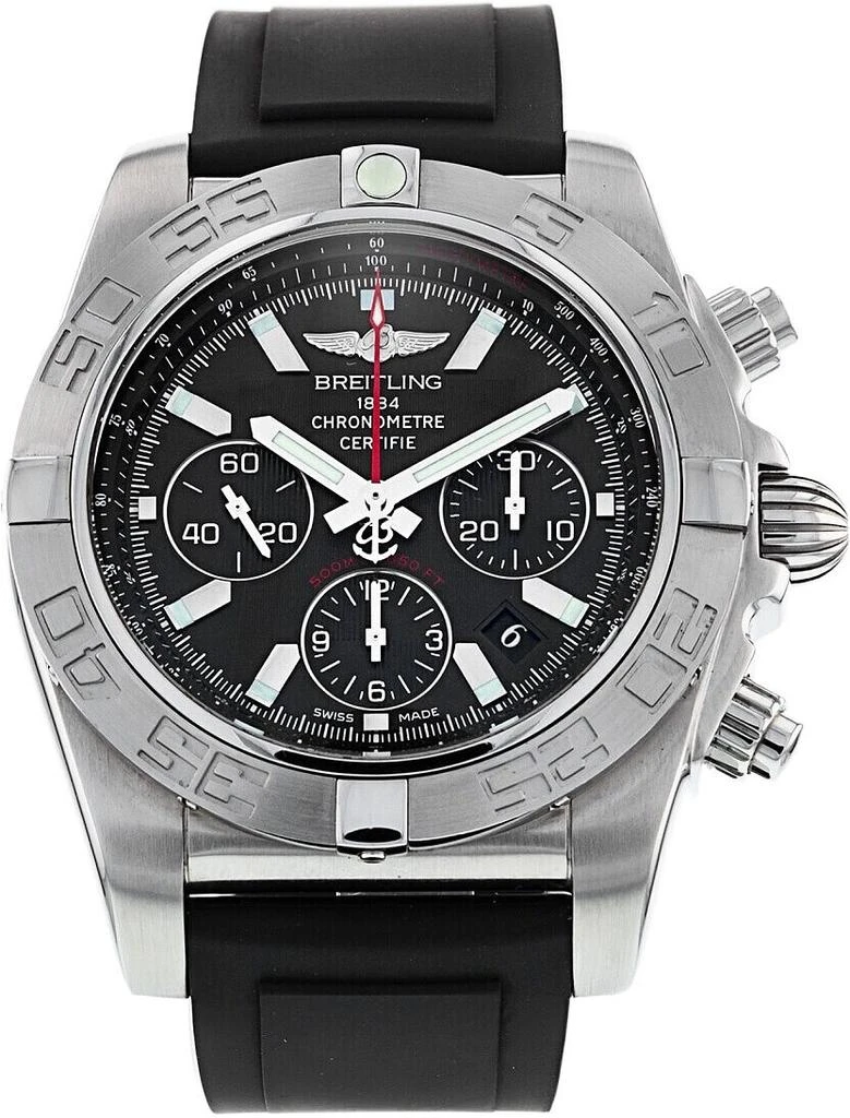 商品BREITLING|Chronomat Chronograph Automatic Chronometer Black Dial Men's Watch AB011010/BB08.131S.A20SS.1,价格¥29961,第1张图片