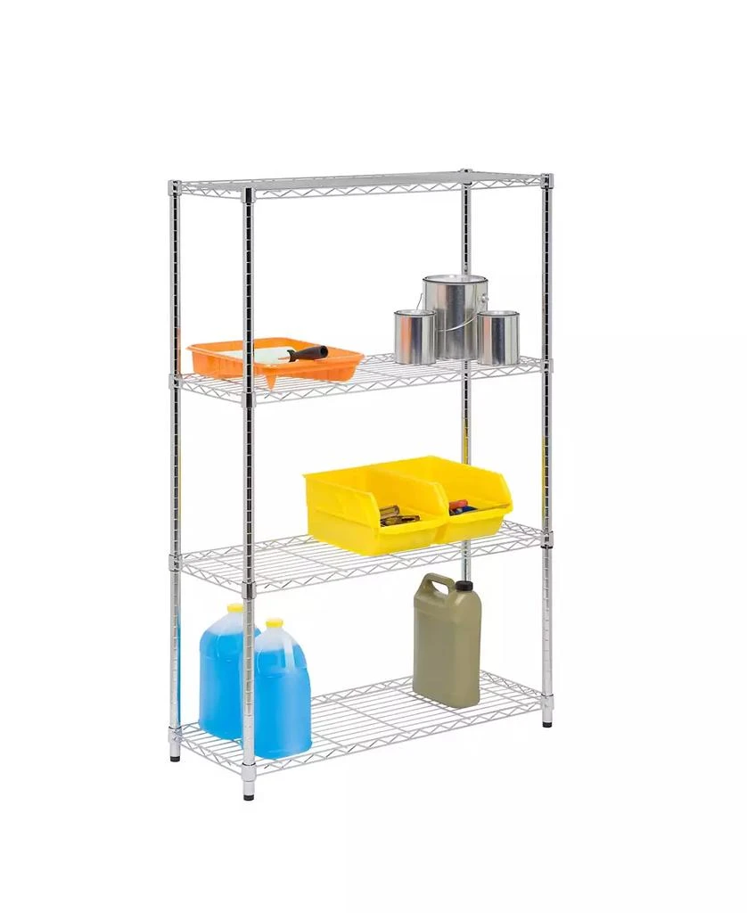 商品Honey Can Do|Heavy Duty 4 Tier Adjustable Shelving Unit,价格¥936,第3张图片详细描述