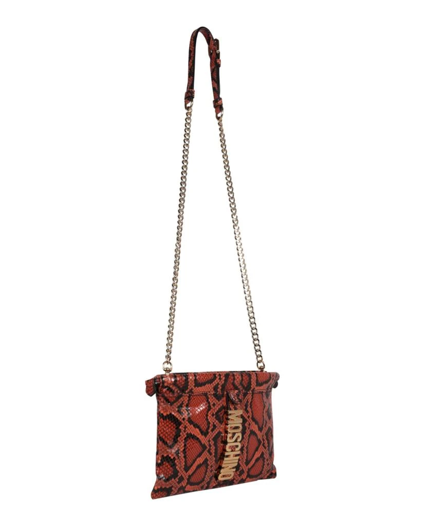 商品Moschino|Snakeskin-Embossed Crossbody Bag,价格¥3727,第4张图片详细描述