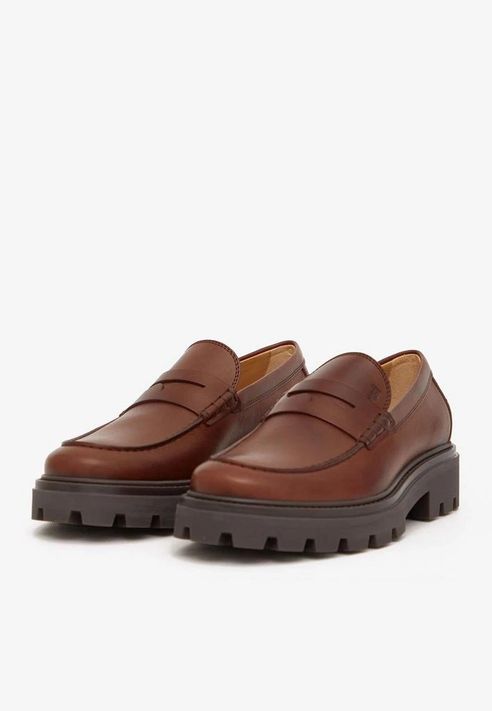 商品Tod's|Slip-On Leather Loafers,价格¥3340,第2张图片详细描述