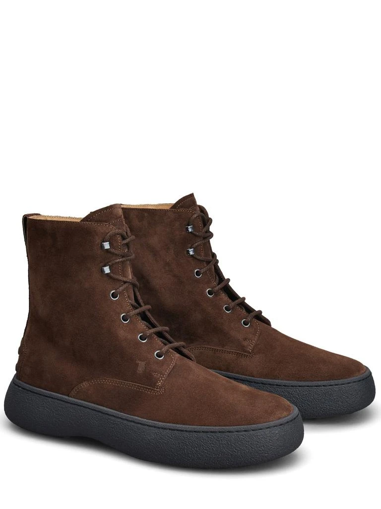 商品Tod's|Suede Lace-up Boots,价格¥2983,第2张图片详细描述