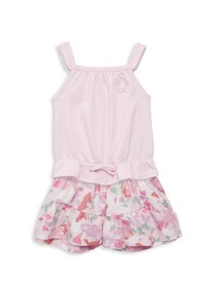 商品Calvin Klein|Baby Girl’s 2-Piece Tank Top & Skort Set,价格¥151,第1张图片