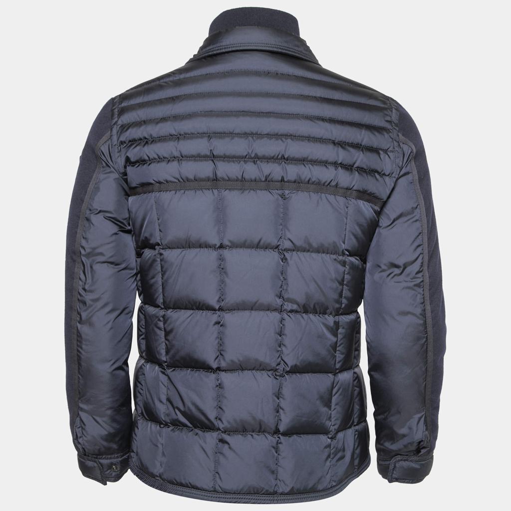 Moncler Navy Blue Synthetic Down Puffer Jacket M商品第2张图片规格展示