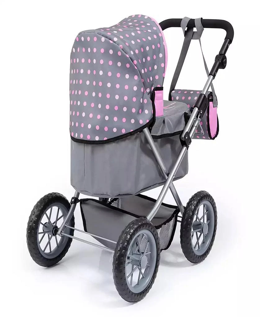 商品Bayer Design|Dolls Grey, Pink, Dots Trendy Pram,价格¥300,第4张图片详细描述