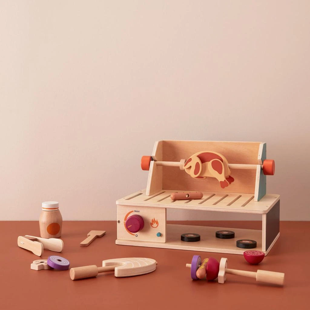 商品Kids Concept|Kids Concept HUB Table Grill Play Set,价格¥290,第2张图片详细描述