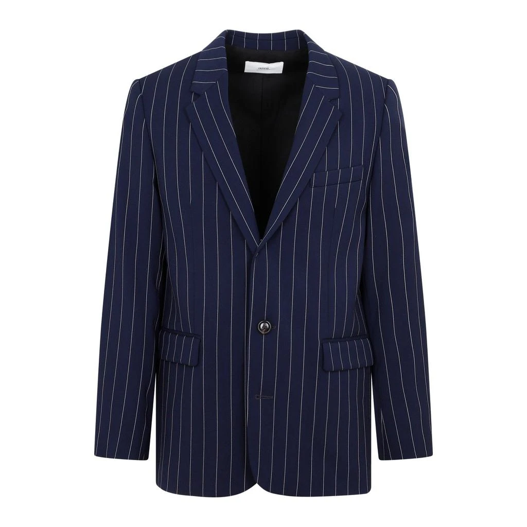 商品AMI|AMI Pinstriped Single-Breasted Blazer,价格¥5344,第1张图片