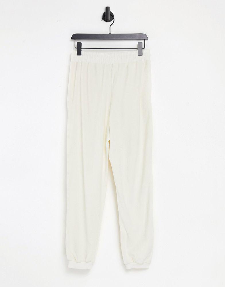 商品& Other Stories|& Other Stories cotton co-ord joggers in cream - MBLUE,价格¥173,第4张图片详细描述