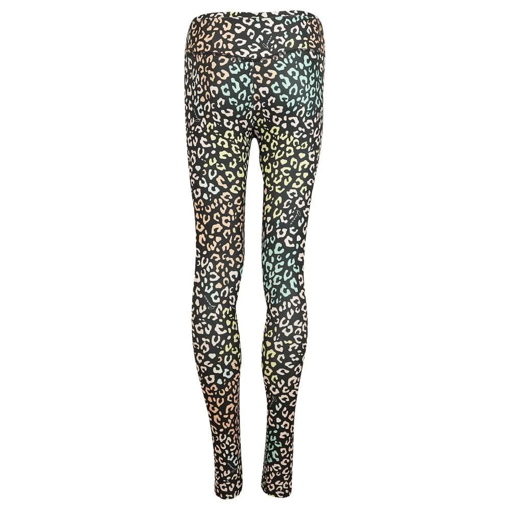 商品GUESS|Black Leopard Print Lycra Leggings,价格¥103,第3张图片详细描述