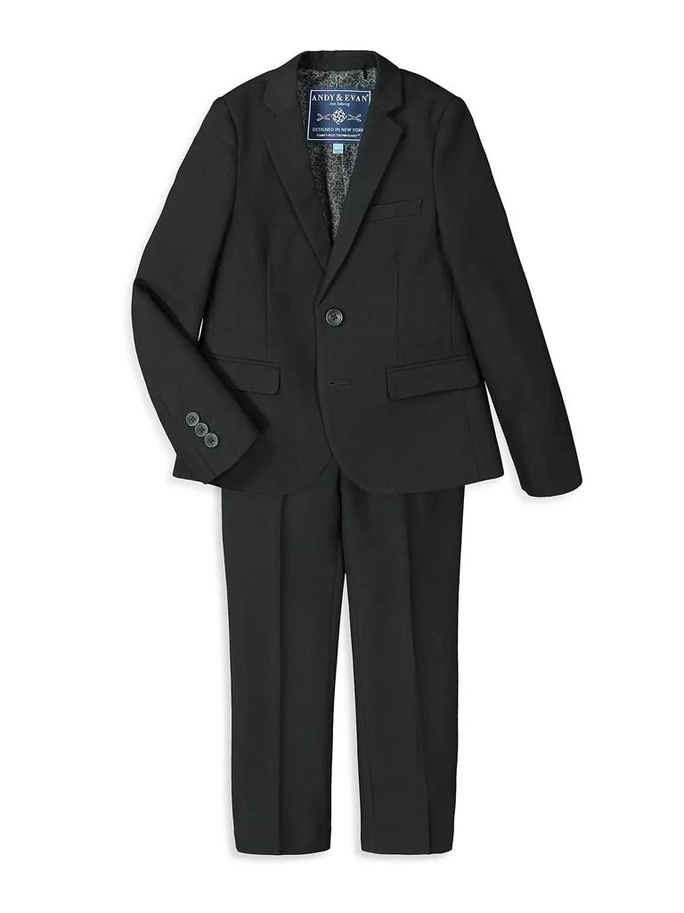 商品Andy & Evan|Boy's 2-Piece Twill Suit Set,价格¥1043,第1张图片