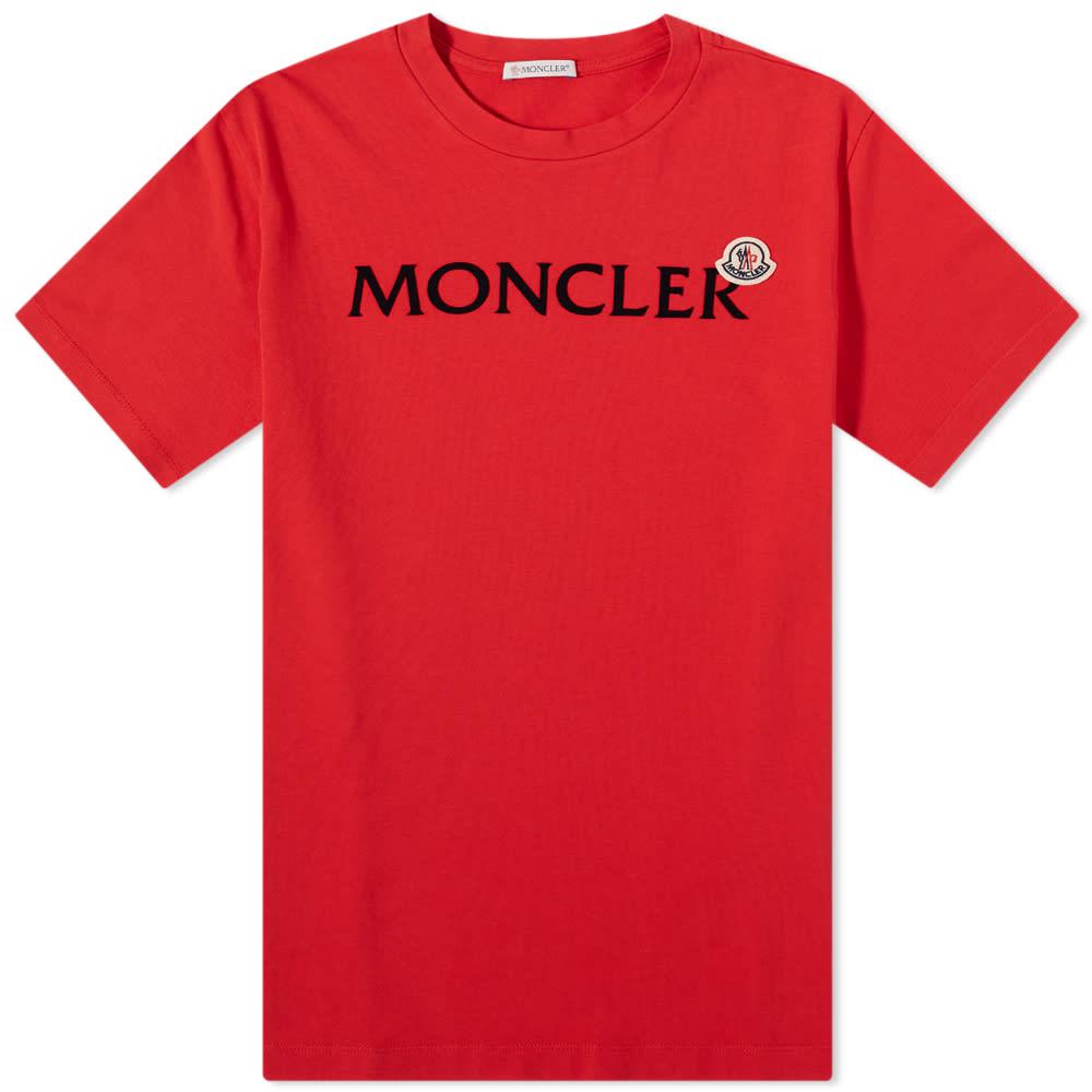 Moncler Text Logo Tee商品第1张图片规格展示