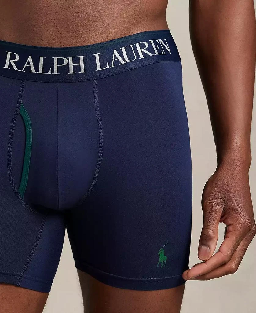 商品Ralph Lauren|Men's 3-Pack Cooling Microfiber Elastic Waist Boxer Briefs,价格¥401,第3张图片详细描述