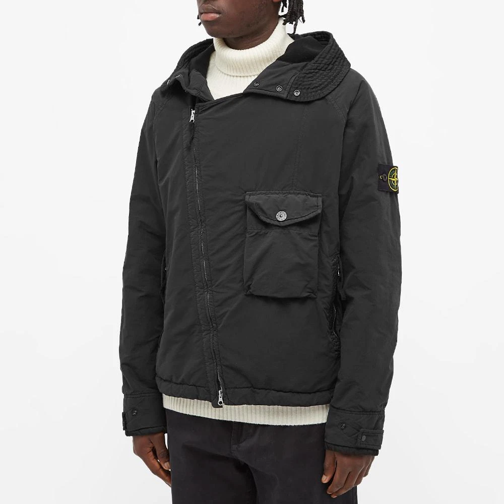 商品Stone Island|Stone Island David  Light-Tc Asymmetric Zip Jacket,价格¥5401,第5张图片详细描述