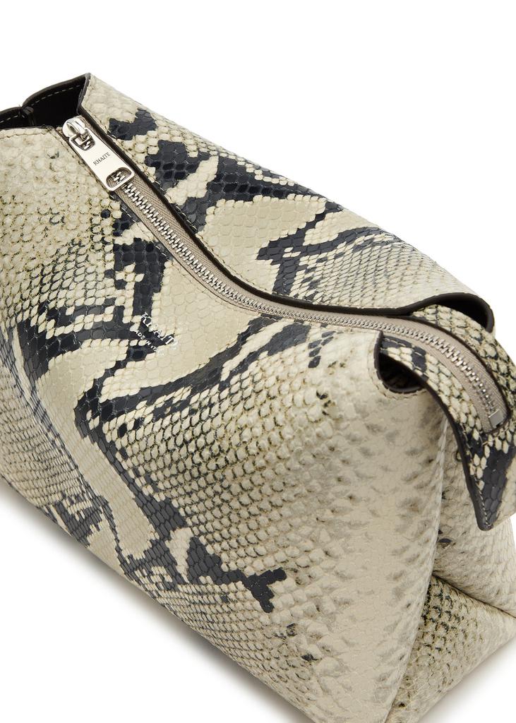 Khaite Lina python-effect leather cross-body bag - Crossbody